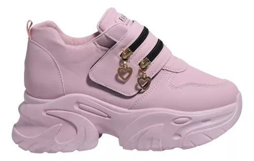Zapatilla Plataforma Mujer Urbana  Liviana Comoda Bbo