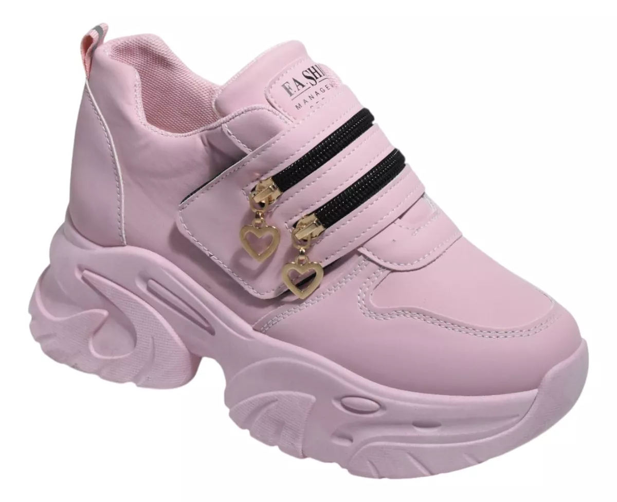 Zapatilla Plataforma Mujer Urbana  Liviana Comoda Bbo