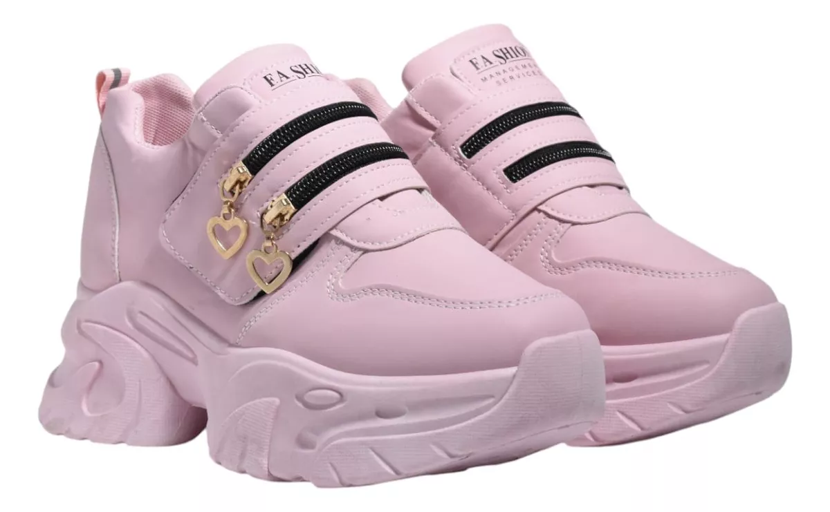 Zapatilla Plataforma Mujer Urbana  Liviana Comoda Bbo