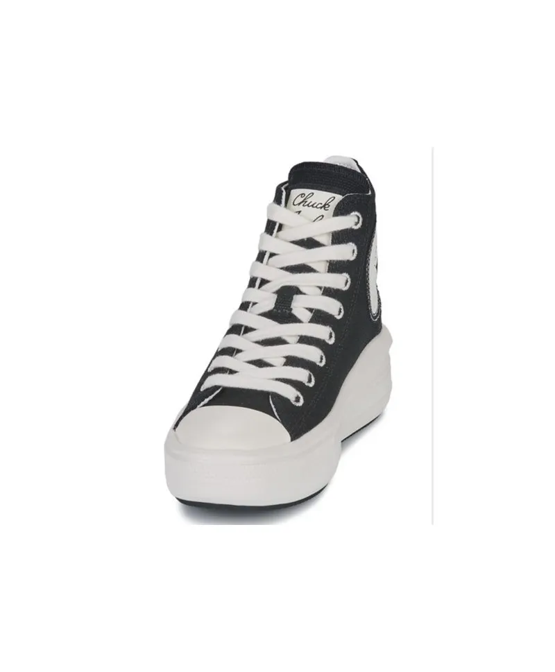 Zapatillas Botines CONVERSE Plataforma All Star Move Negro