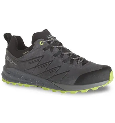 ZAPATILLAS DOLOMITE CRODA NERA GORETEX (GRIS ANTRACITA/VERDE LIMA) HOMBRE