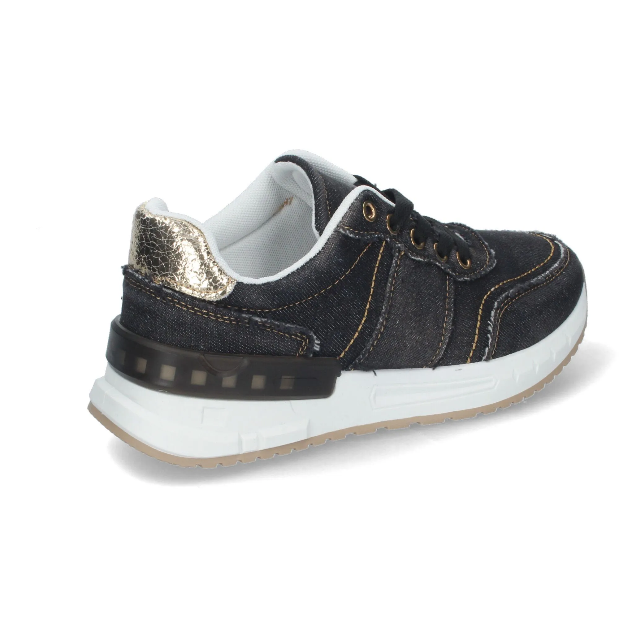 ZAPATILLAS PLATAFORMA DEPORTIVA VAQUERA COLOR NEGRO PARA MUJER XX56