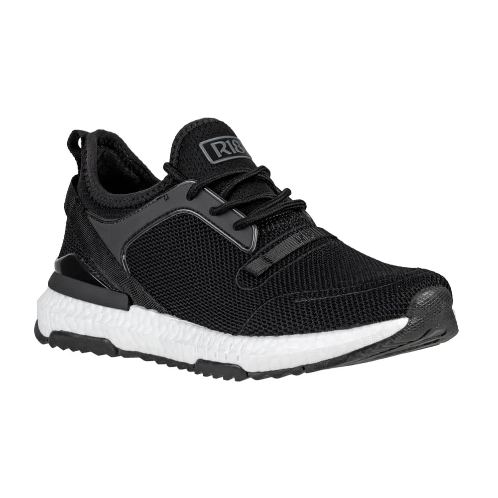 ZAPATILLAS URBANAS MUJER R18 R18BT019 KNIT COLOR NEGRO