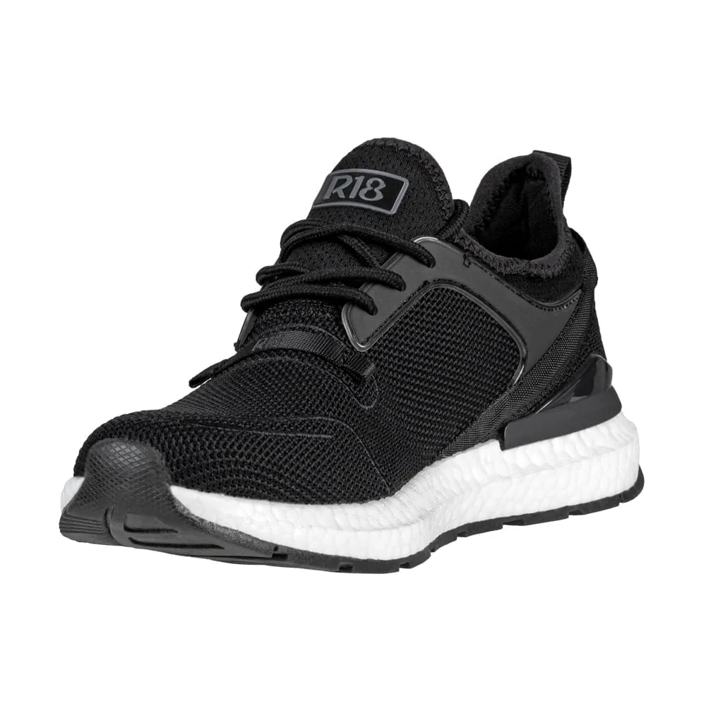 ZAPATILLAS URBANAS MUJER R18 R18BT019 KNIT COLOR NEGRO
