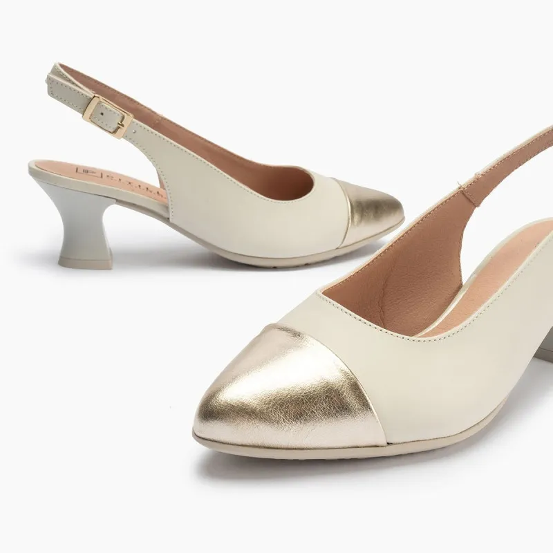Zapato mocasín para mujer Fluchos Bruni blanco, crudo y marino F0804