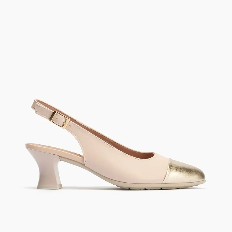 Zapato mocasín para mujer Fluchos Bruni blanco, crudo y marino F0804