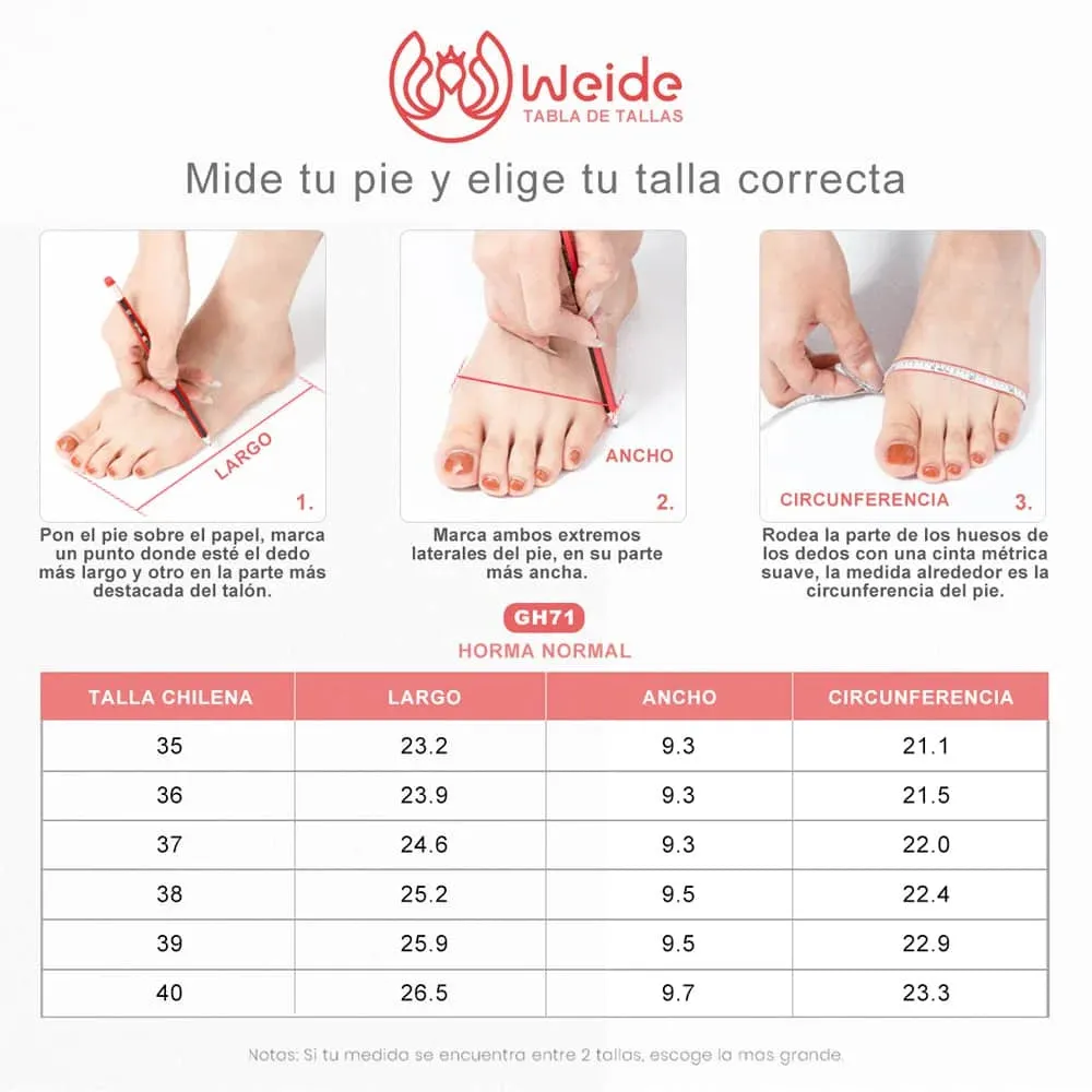 Zapato Mujer Noelia Negro Weide