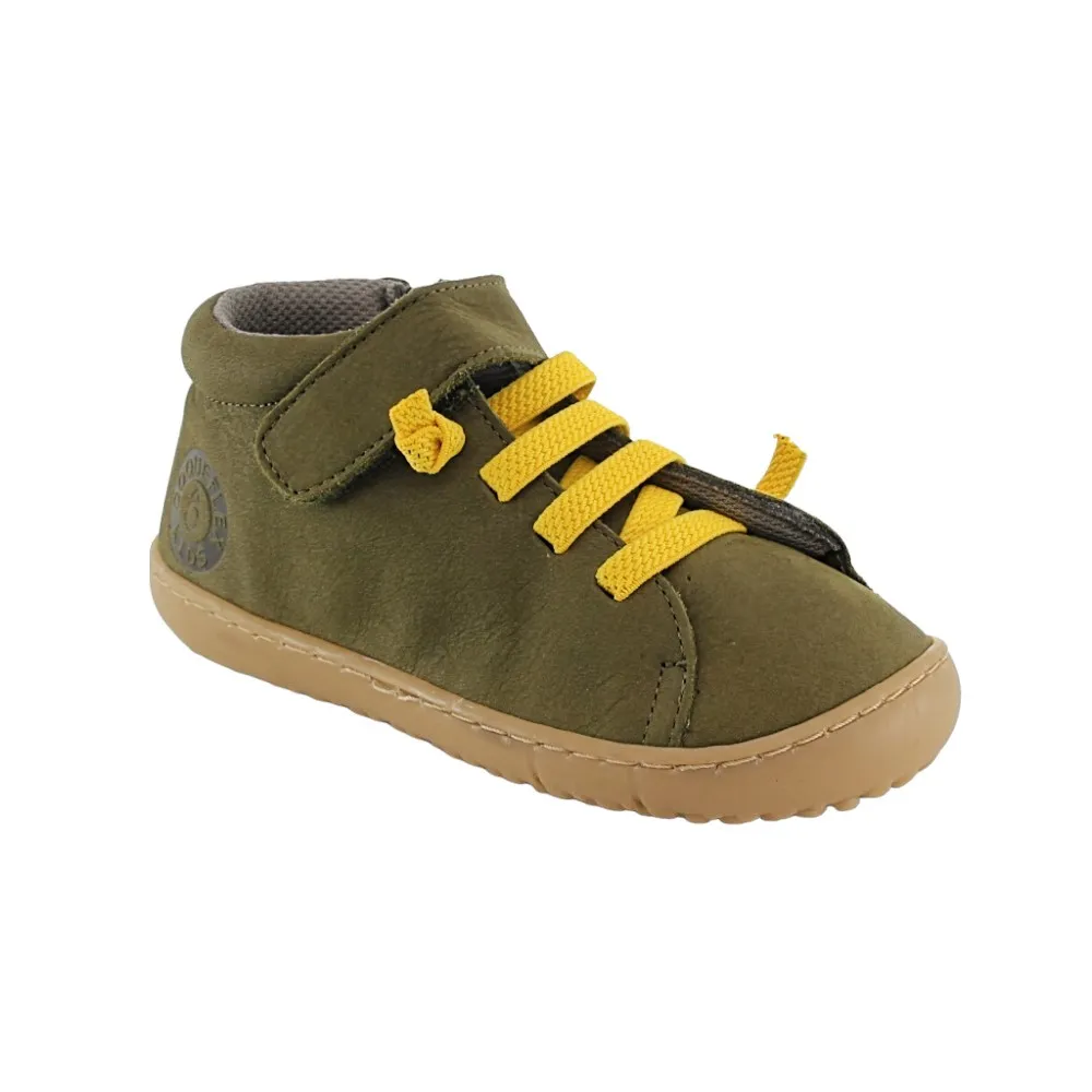 Zapatos abotinados barefoot Coqueflex 1531 Verde