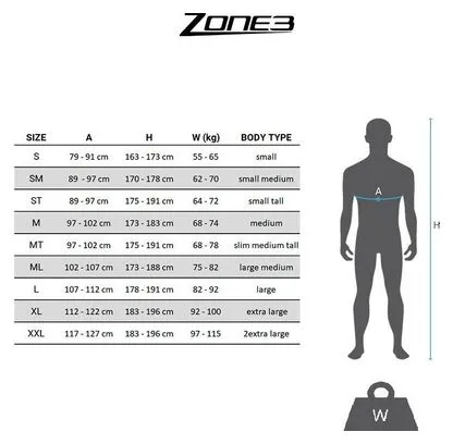 Zone3 Traje de neopreno Zone3  AgileTriathlon Negro/Plata