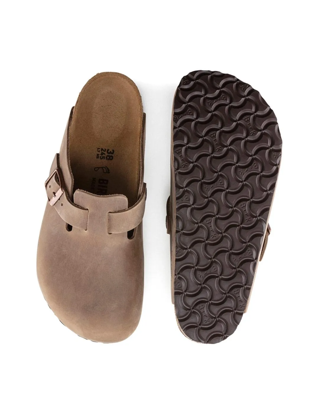 Zuecos Birkenstock Boston BS Tabacco Brown